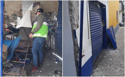 Se registra explosión en taller mecánico de Azcapotzalco; hay dos heridos