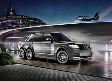 Range Rover 6x6: Un SUV con características de yate