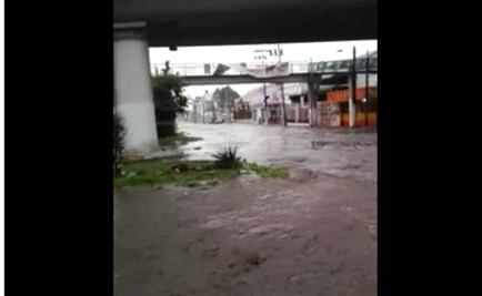 Video. Momento de la inundación en Edomex
