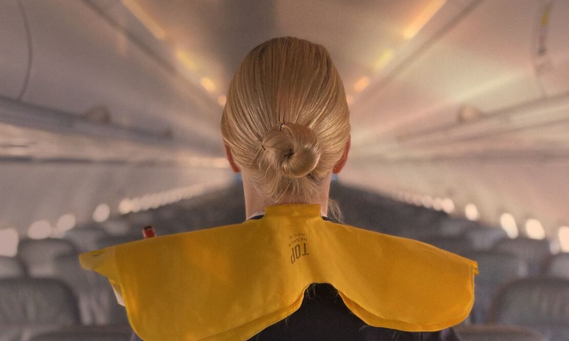 Azafata. Fuente: Pexels