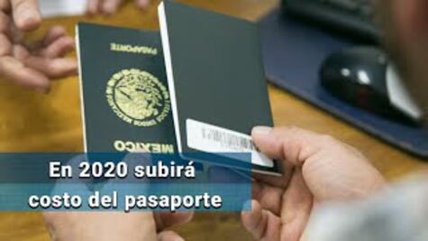 Estos serán los costos del pasaporte mexicano en 2020