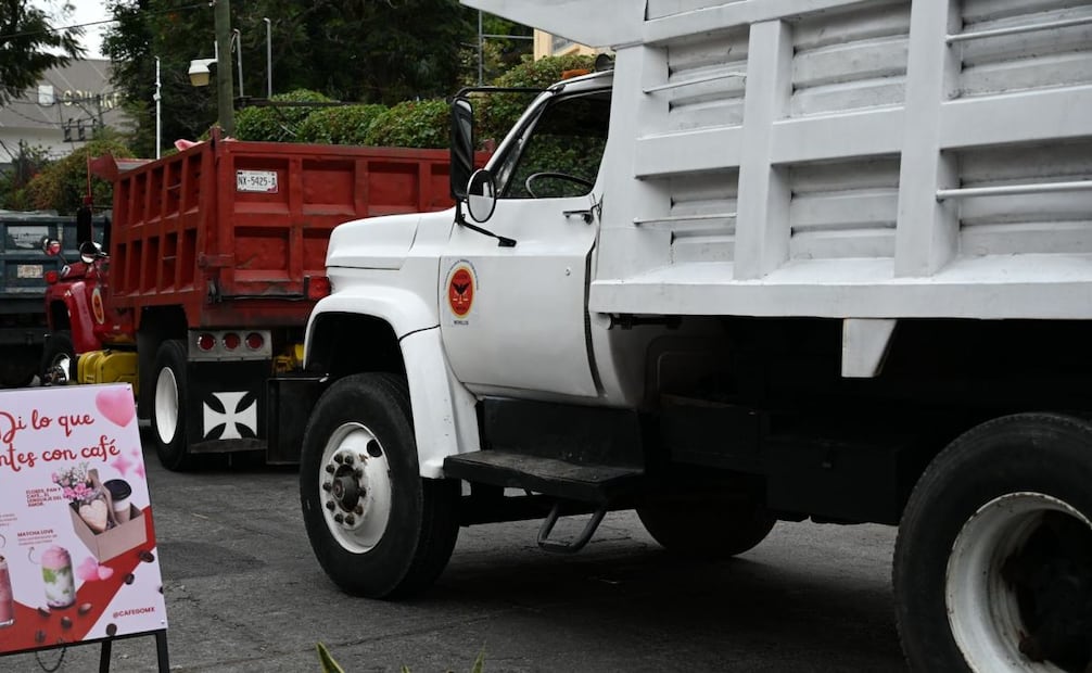 Camioneros protestan contra abusos de corralones y grúas en Morelos (01/02/2026). Foto: Especial