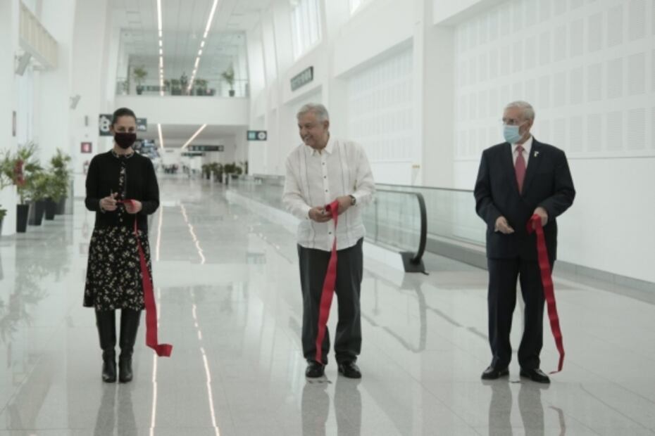 López Obrador inaugura nuevo anexo de terminal 2 del Aeropuerto de CDMX
