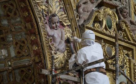 Restauración exprés para emblemático templo de Quito