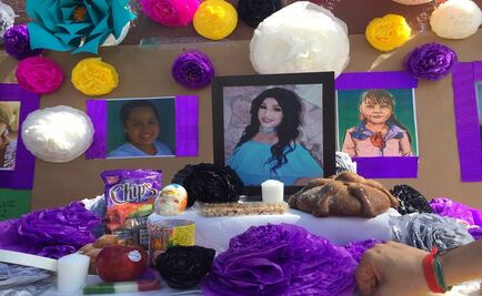 Colocan ofrenda en memoria de las víctimas de feminicidio en Sinaloa