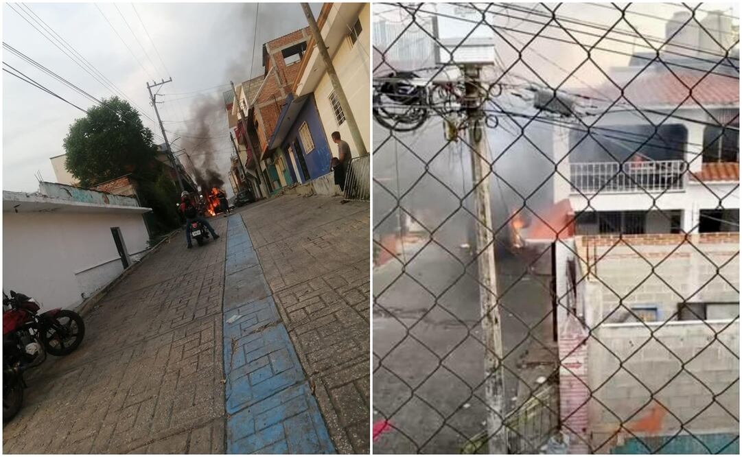 Ciudadanos queman papelería electoral en Chiapas. Fotos: especiales