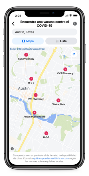 Así es como Facebook ayudará a la vacunación contra Covid-19