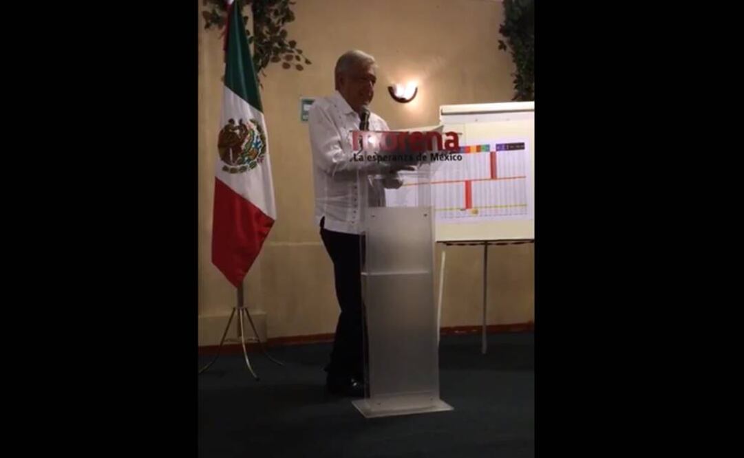 Acusa AMLO irregularidades en cinco distritos de Edomex