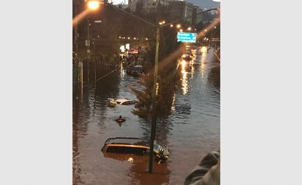 Inundaciones colapsan sur de CDMX