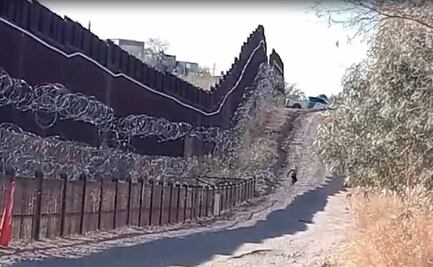 VIDEO Migrantes saltan muro en Nogales, Arizona; no importan amenazas de Trump