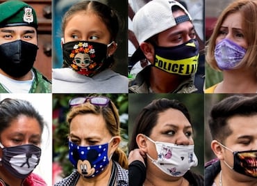 Scenes from the pandemic: Face masks are the new normal of everyday life in Mexico