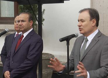 Alfonso Navarrete Prida y Alfonso Durazo, inician proceso de entrega-recepción en áreas de seguridad en Segob