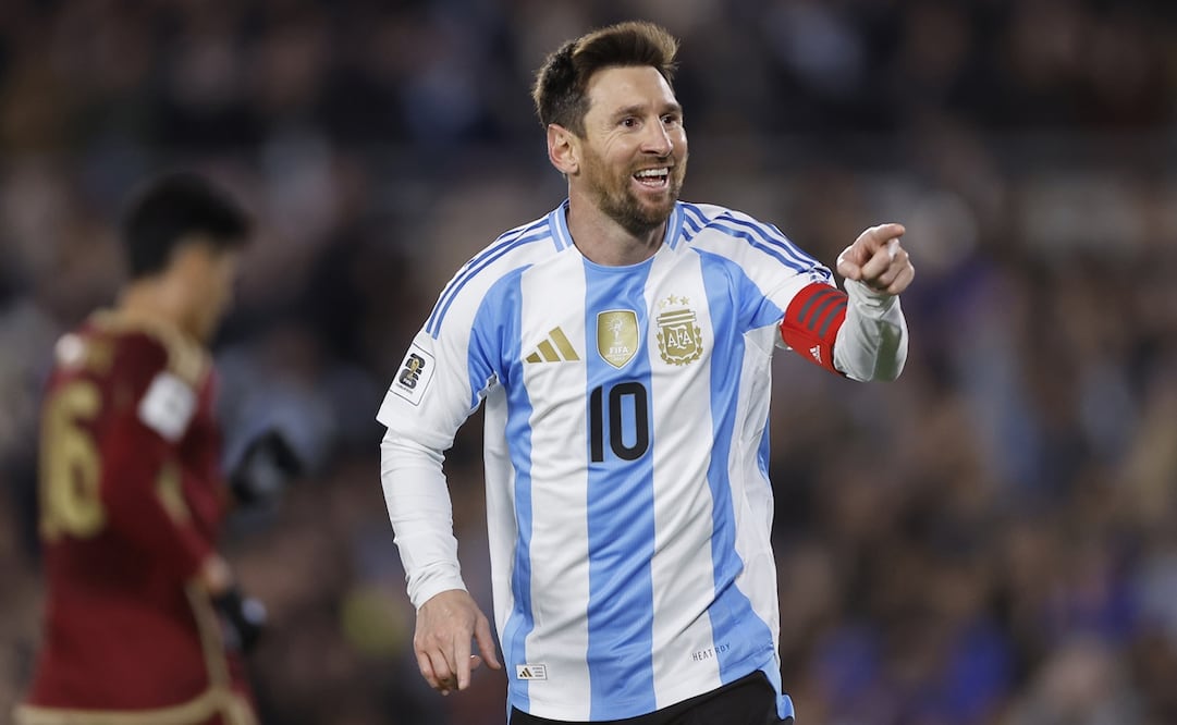 Messi anota doblete en victoria de Argentina sobre Venezuela / Foto: EFE