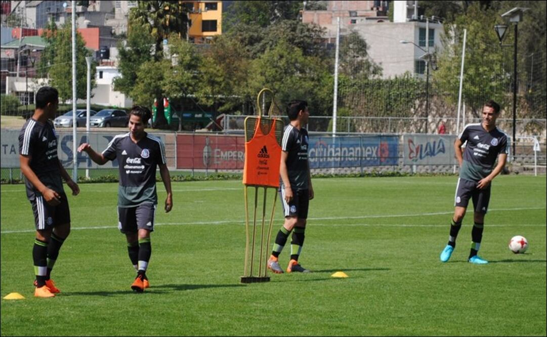 Entrenamiento de la Selección Mexicana Sub-20. Foto: @miseleccionmx