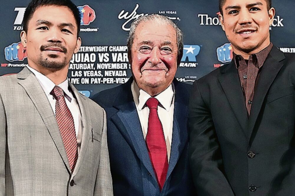 Pacman busca recobrar el cetro welter OMB el 5 de noviembre (TOP RANK)