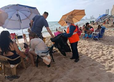 Recolectan 6 mil 800 toneladas de basura durante Semana Santa en Mazatlán; la mayoría, son artículos desechables