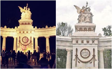 El Hemiclo a Juárez, restaurado en el 2016, ahora fue vandalizado 