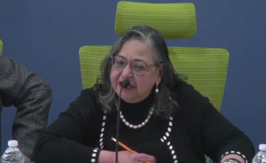 La ministra en retiro Norma Piña en un foro sobre independencia judicial en México organizado por el Instituto de Investigaciones Jurídicas de la UNAM este miércoles 5 de noviembre de 2025. Foto: Especial