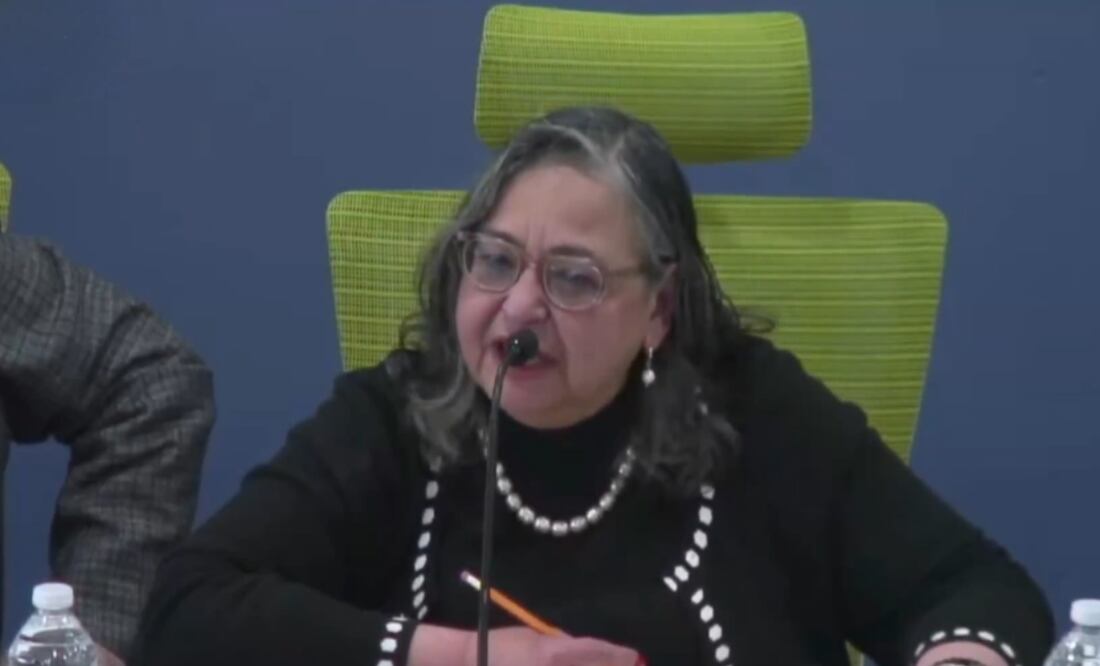 La ministra en retiro Norma Piña en un foro sobre independencia judicial en México organizado por el Instituto de Investigaciones Jurídicas de la UNAM este miércoles 5 de noviembre de 2025. Foto: Especial