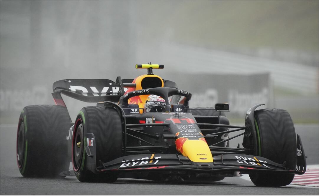 Checo Pérez en las prácticas libres / FOTO: AP