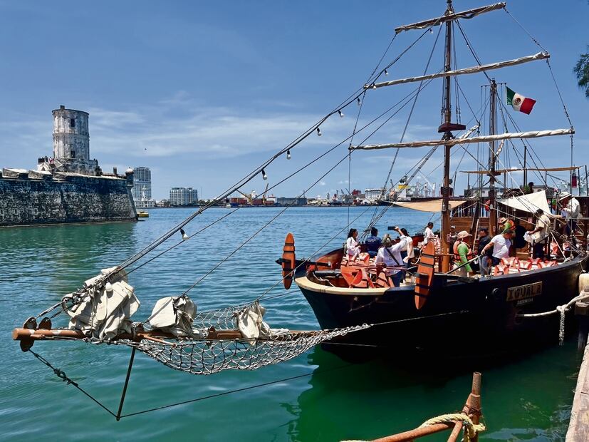 San Juan de Ulúa, punto de desembarque de la segunda expedición española encabezada por Hernán Cortés. Foto: Patricia Morales / El Universal 