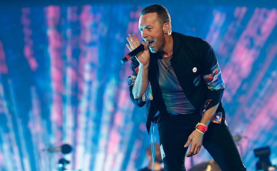 Chris Martin pidió mandar mucho amor al mundo por tantas cosas feas que pasan. Foto: Diego Simón/EL UNIVERSAL