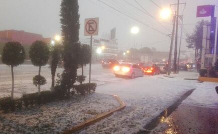 Comparten imágenes de granizo en la CDMX