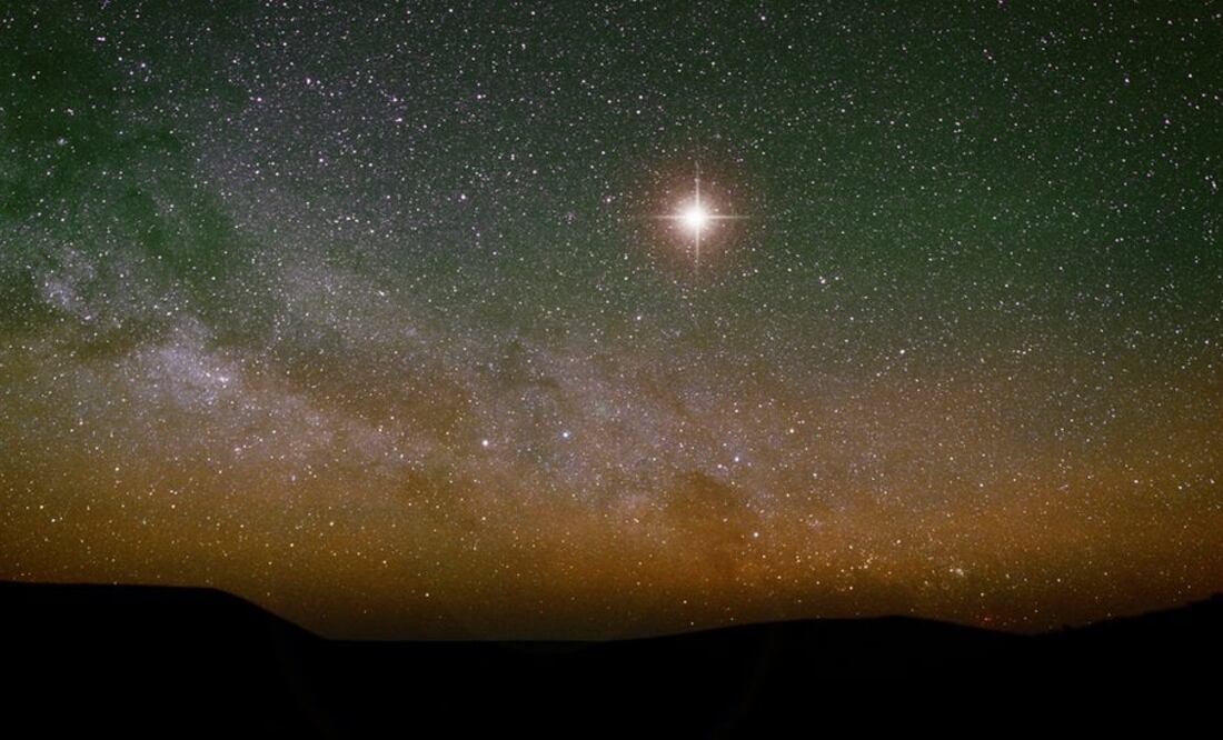 ¿Cómo se compara este evento astronómico con la estrella que guió a los los Reyes Magos hasta el portal de Belén? Foto: Getty vía BBC