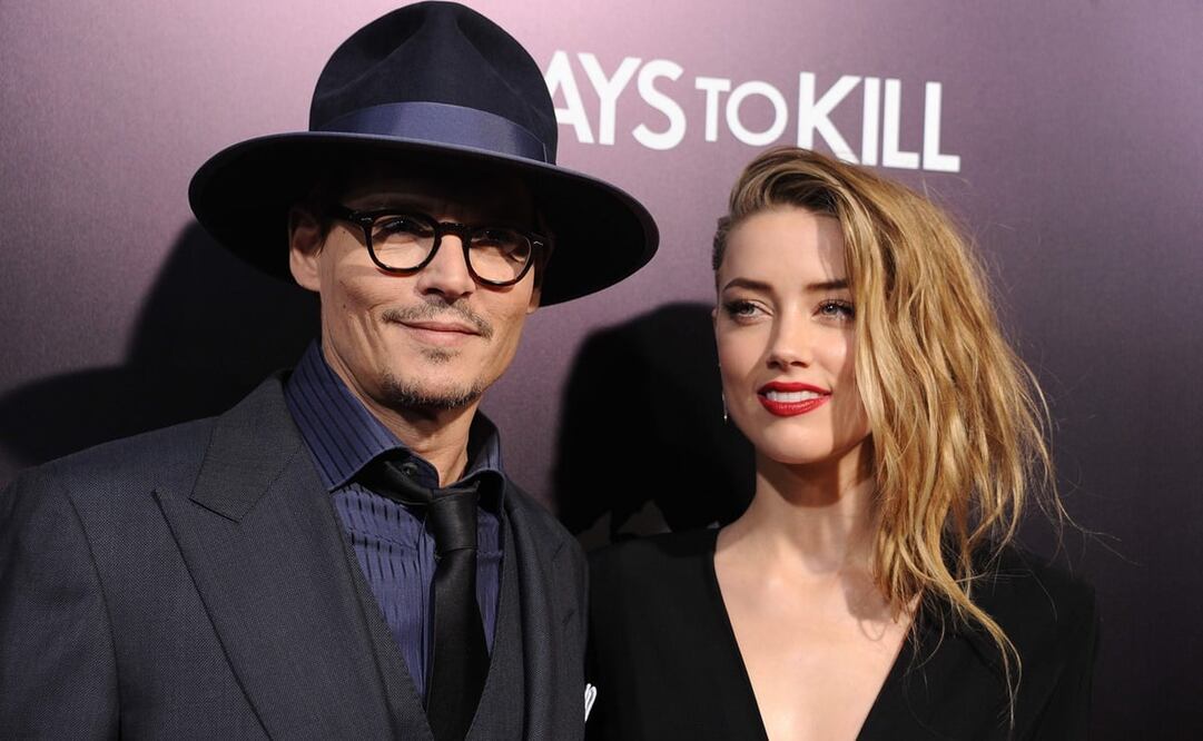 Johnny Depp y Amber Heard. Foto: AFP