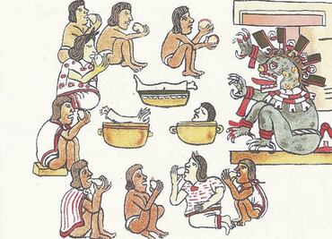 Canibalismo de mexicas y mayas, entre el rito y el mito