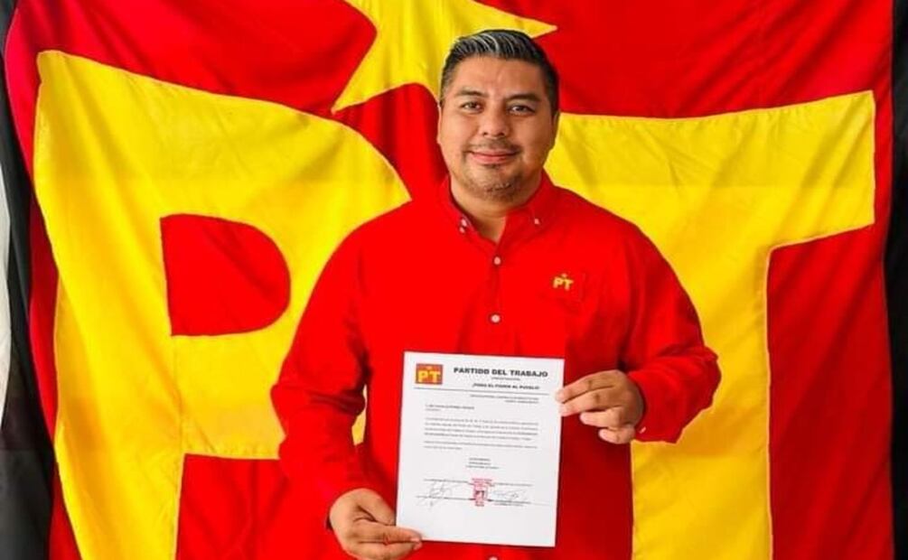 Raptan a candidato del PT, Rey David Gutiérrez, en Frontera Comalapa, Chiapas. Foto: Especial