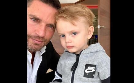 Julián Gil se reencuentra con su hijo y critica a Marjorie