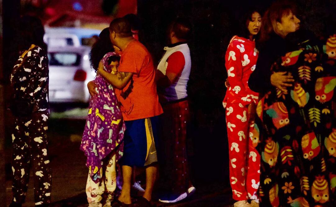 Calles de Coyoacán al activarse la alerta sísmica. FOTO: GERMÁN ESPINOSA