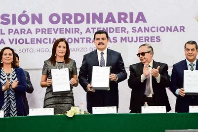Firman pacto para erradicar violencia de género