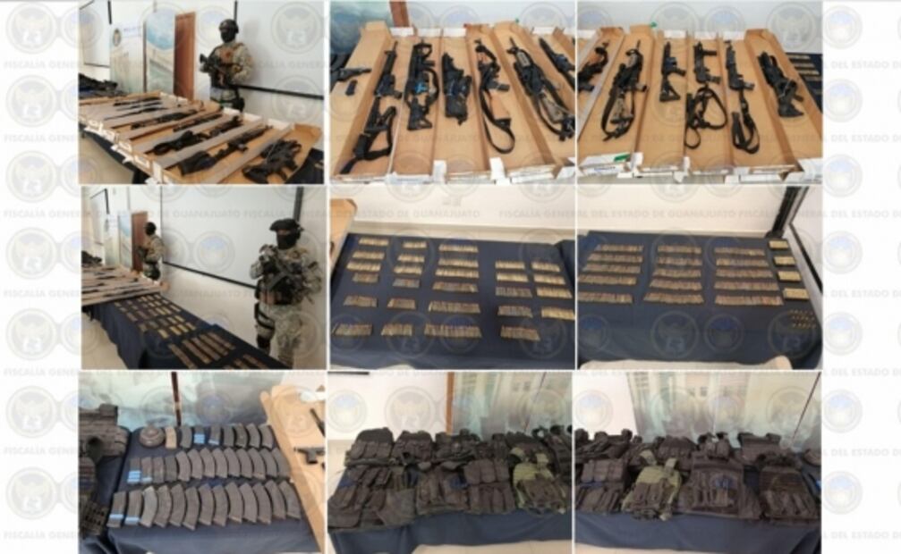Detienen a 24 presuntos integrantes de dos cárteles criminales en Guanajuato