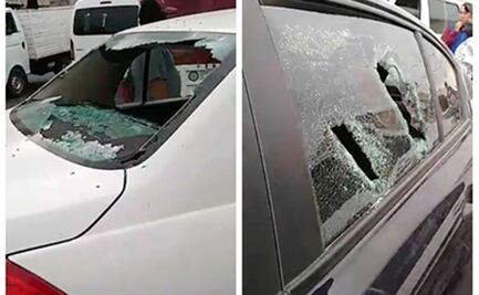 Con palos y machetes, irrumpen evento de candidata en Chimalhuacán y dañan vehículos