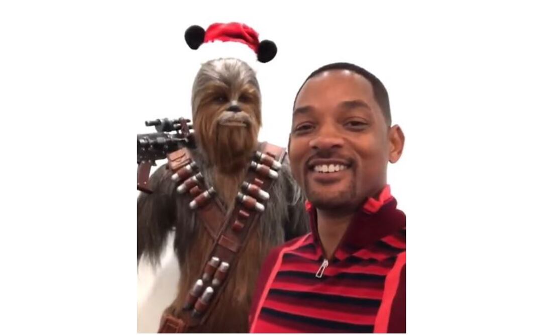 Will Smith y Chewbacca . FOTO: Especial