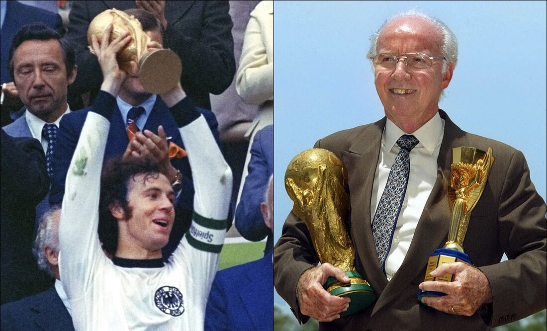 Franz Beckenbauer y Mario Zagallo, los históricos del futbol que murieron en un período de tres días / FOTO: ESPECIAL