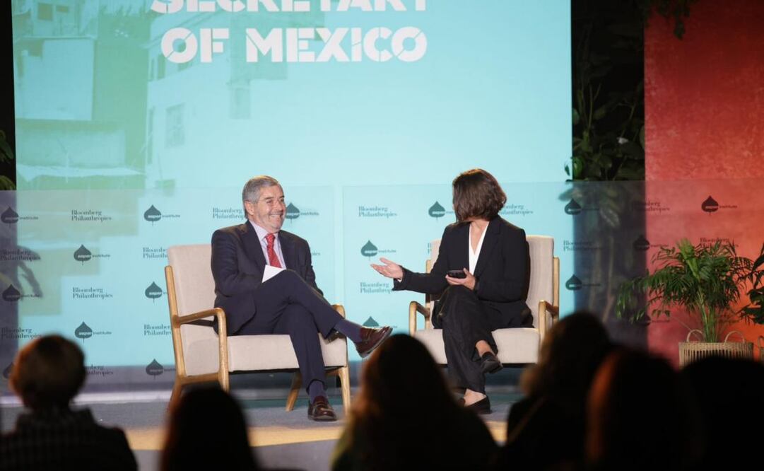 Canciller Juan Ramón de la Fuente este 15 de octubre de 2024. Foto: Eduardo Dina/EL UNIVERSAL