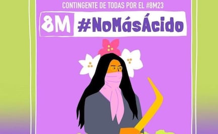 "No más ácido"; María Elena Ríos, activista y saxofonista, convoca a marchar en 8M