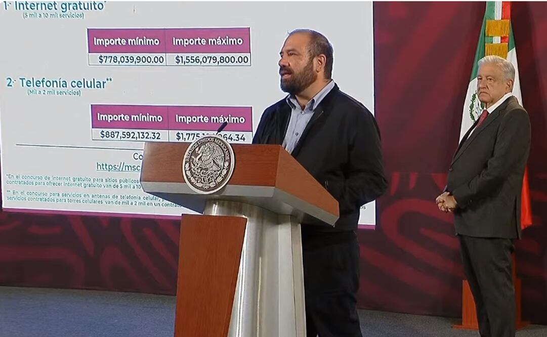 El coordinador de estrategia Digital Nacional destacó el “servicio nuevo” llamado órbita baja. Foto: Captura