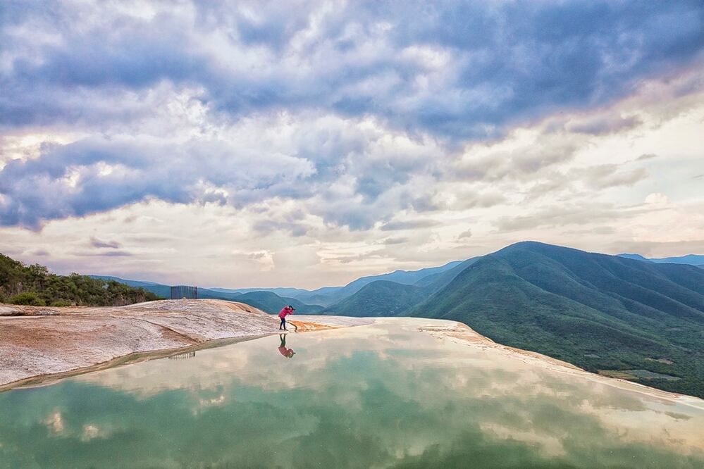 Las cascadas petrificadas de Hierve el Agua, Oaxaca. Foto: Gabriel Santos León