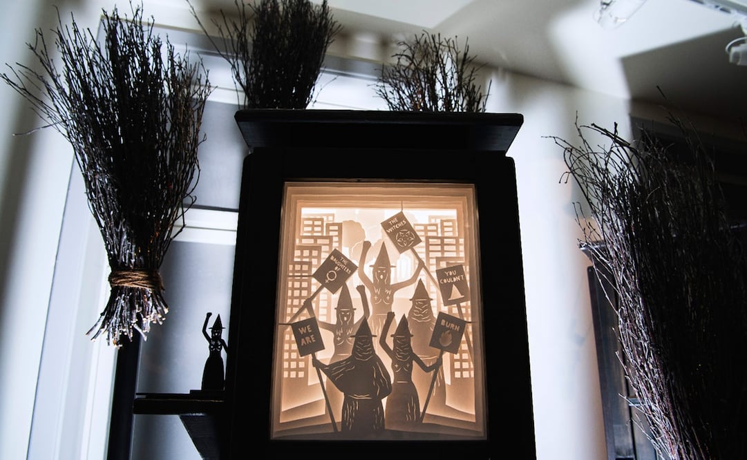 Hex! es el nombre del museo dedicado a las brujas en Ribe, Dinamarca. Foto: Jonathan NACKSTRAND / AFP