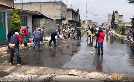 Concluye desinfección en 6 barrios de San Mateo Atenco afectados por inundación