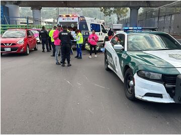 Camión atropella y mata a motociclista sobre Insurgentes Norte; policías detienen al responsable