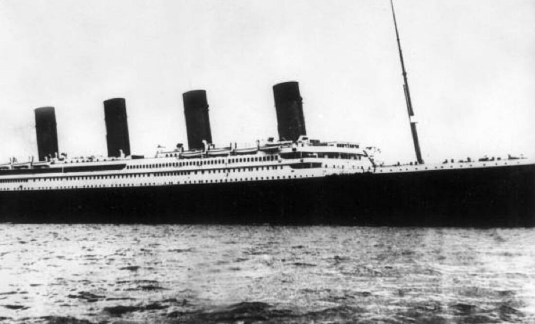 El transatlántico británico Titanic  naufragó en las aguas del océano Atlántico el 15 de abril de 1912. FOTO: EFE
