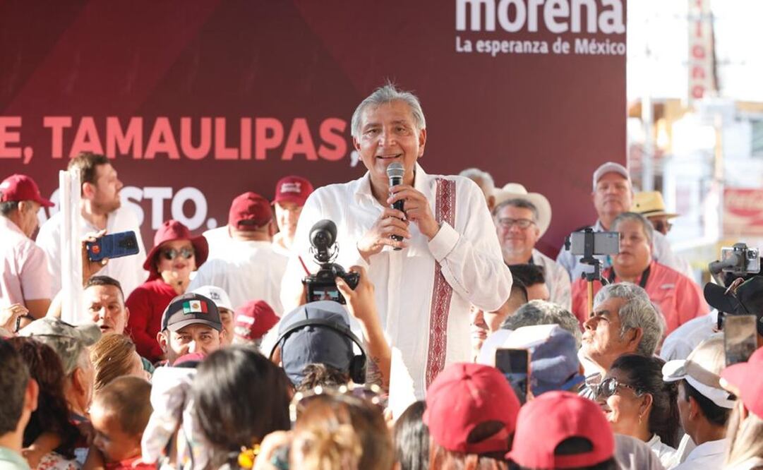 Adán Augusto López en Tamaulipas. Foto: Twitter @adan_augusto