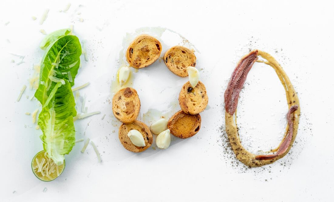 Festeja el centenario de la ensalada Caesar. Foto: Edgar Silva Fuentes