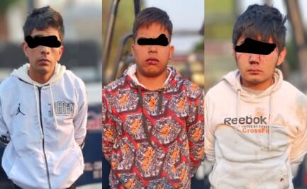 Arrestan a 3 por asaltar a mujeres en colonias de Ecatepec