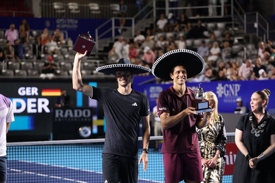 Los campeones del Abierto Mexicano de Tenis 2026 / Foto: Esteban Torreblanca - EL UNIVERSAL